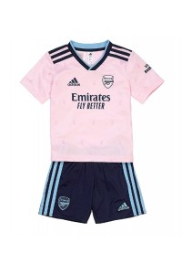 Arsenal Babyklær Tredje Fotballdrakt til barn 2022-23 Korte ermer (+ Korte bukser)